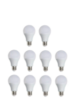 -4277 9w Led Ampul E-27 Duylu Beyaz 10 Adet