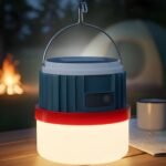 KBA753 Erciyes Solar Kamp Feneri 50W Sarı Işık, 3V 1200MAH Batarya, 6-8 Saat Çalışma
