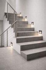 CT-5170 Sensörlü Koridor Aydınlatması LED Gün Işığı | Sıva Altı • Kare Alüminyum Füme Kasa • 1W - Görsel 2